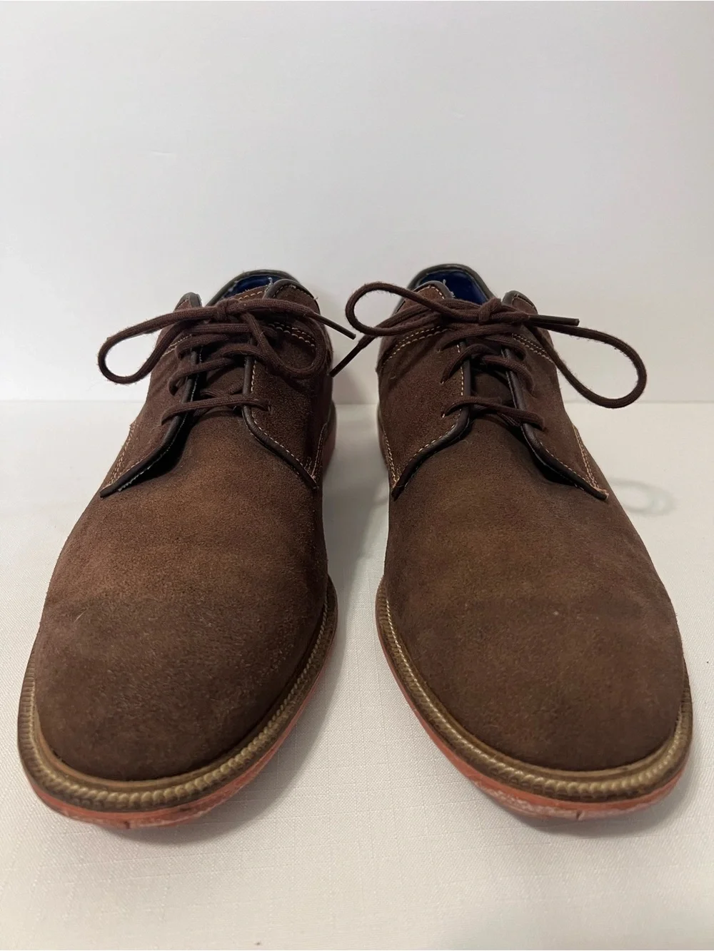 FootJoy Brown Suede Leather Club Casual Spikeless Golf Dress Shoes Size 11.5